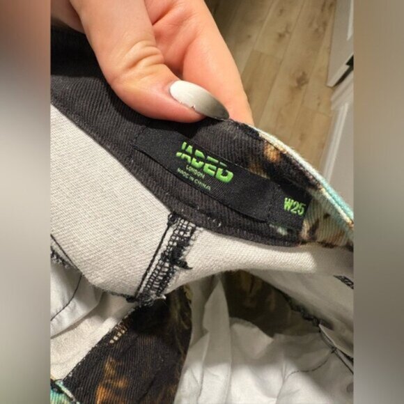 Jaded London Multicolor Tie-Dye Boyfriend Fit Jeans - Picture 7 of 12